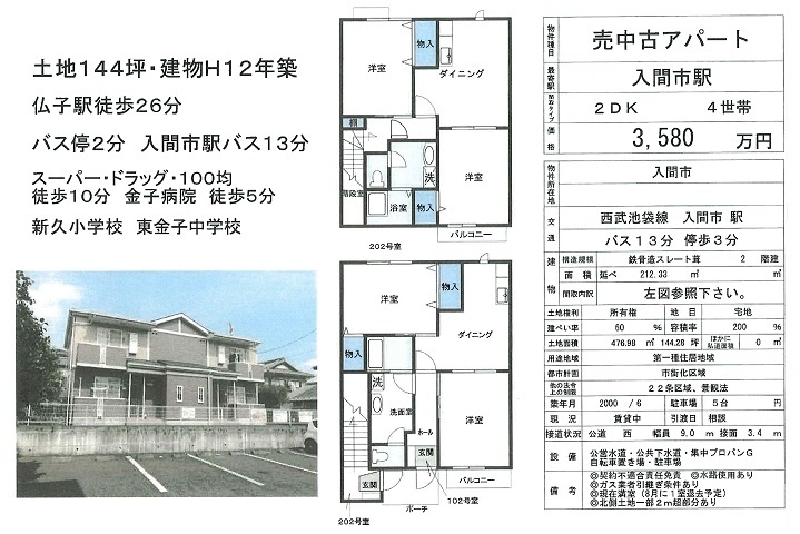 一棟売りマンション図面