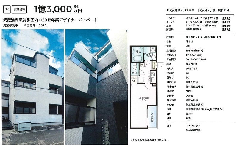 一棟売りアパート図面